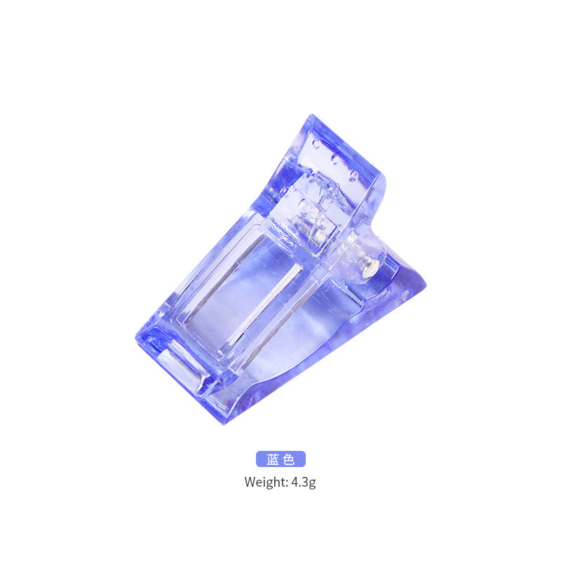 Wholesale Crystal Clip Extension Clip Nail Art Plastic